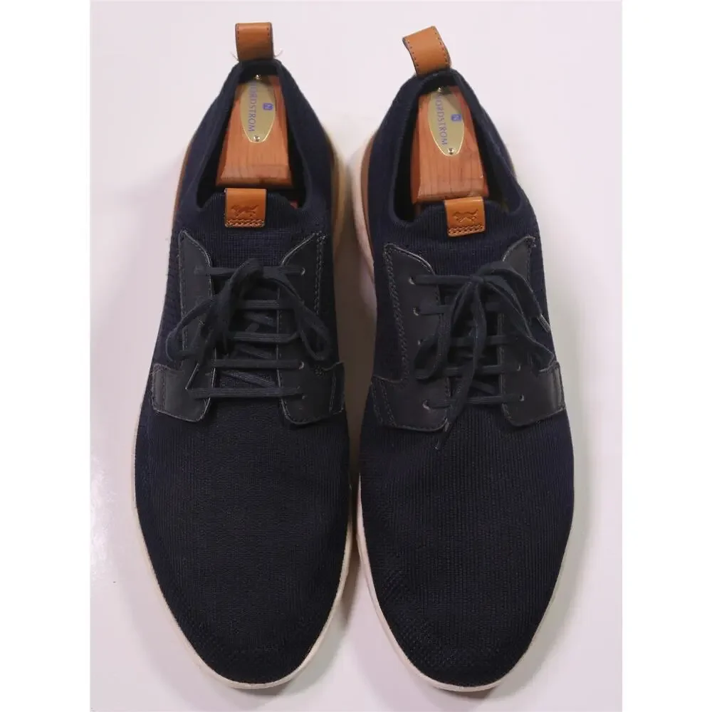 Wolf & Sheppard Swift Knit Navy Blue Derby Casual Dress Shoes Men's 13